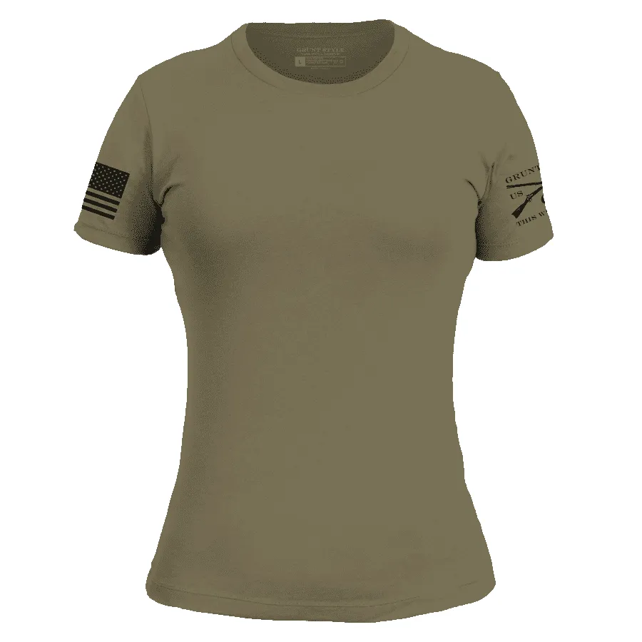 Basic T-Shirt Women's Slim Fit Spring Collection 3-Pack sold by Grunt Style product image thumbnail 3