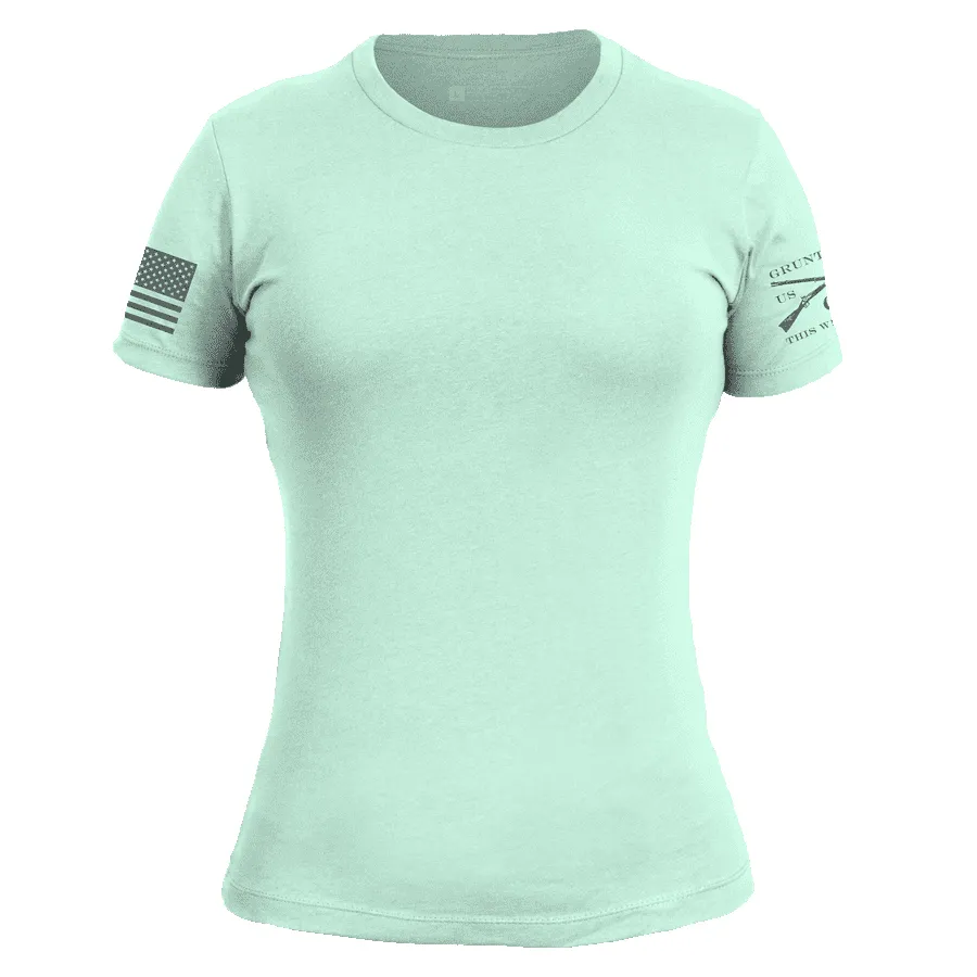 Basic T-Shirt Women's Slim Fit Spring Collection 3-Pack sold by Grunt Style product image thumbnail 2