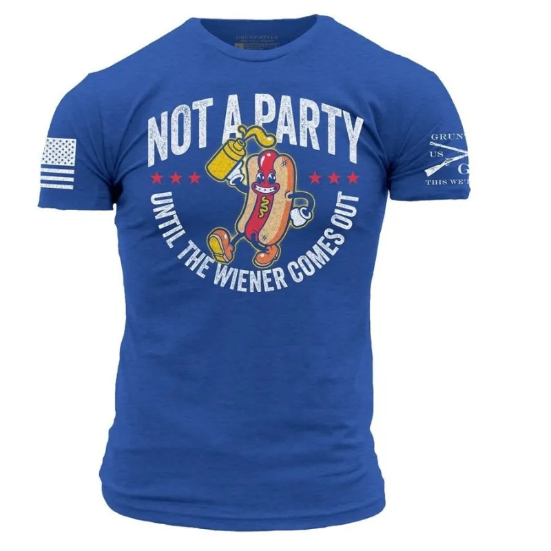 Wiener Party T-Shirt - Royal made by Grunt Style