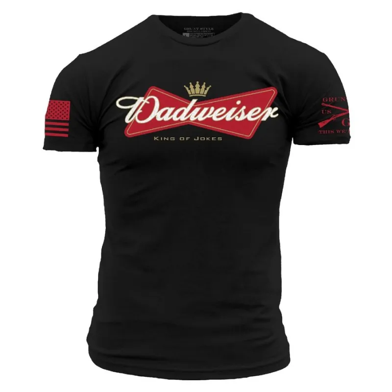 Dadweiser T-Shirt - Black sold by Grunt Style