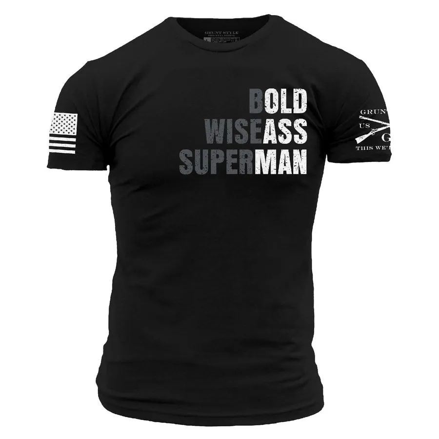 Old Man T-Shirt - Black sold by Grunt Style