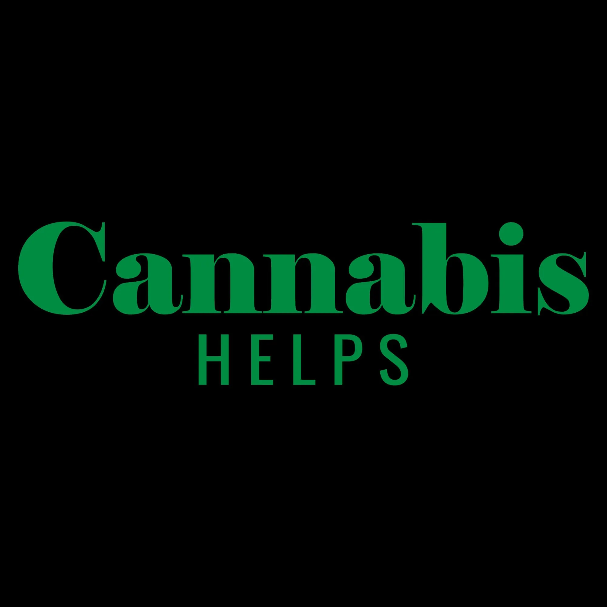 Cannabis Helps T-Shirt - Black sold by Grunt Style product image thumbnail 2