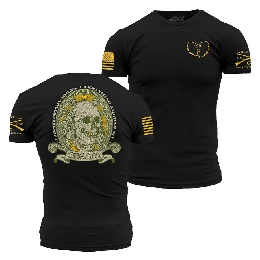 Cream T-Shirt - Black sold by Grunt Style