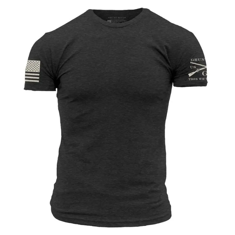 Basic T-Shirt - Charcoal sold by Grunt Style