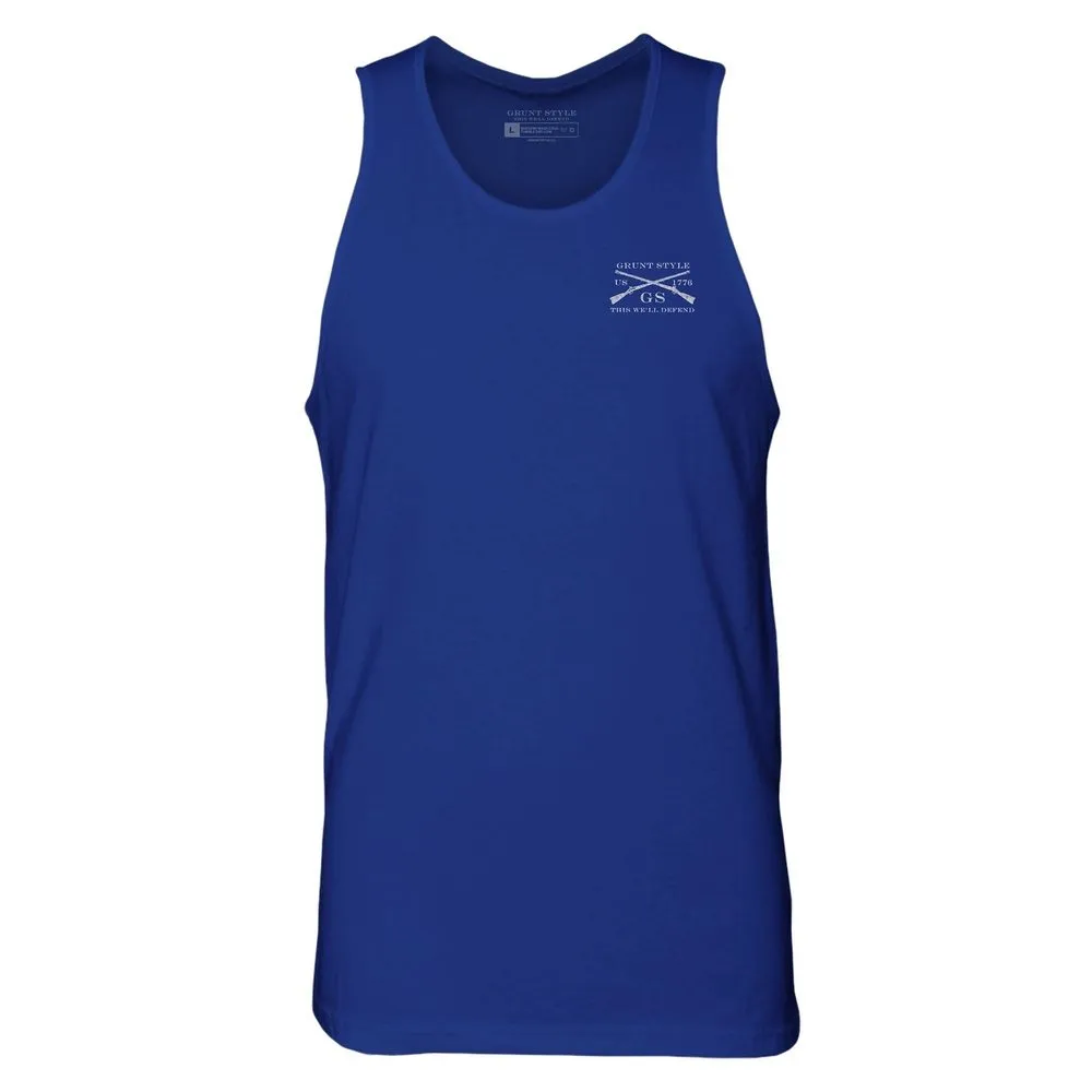 Basic Men's Tank - Royal sold by Grunt Style product image thumbnail 2