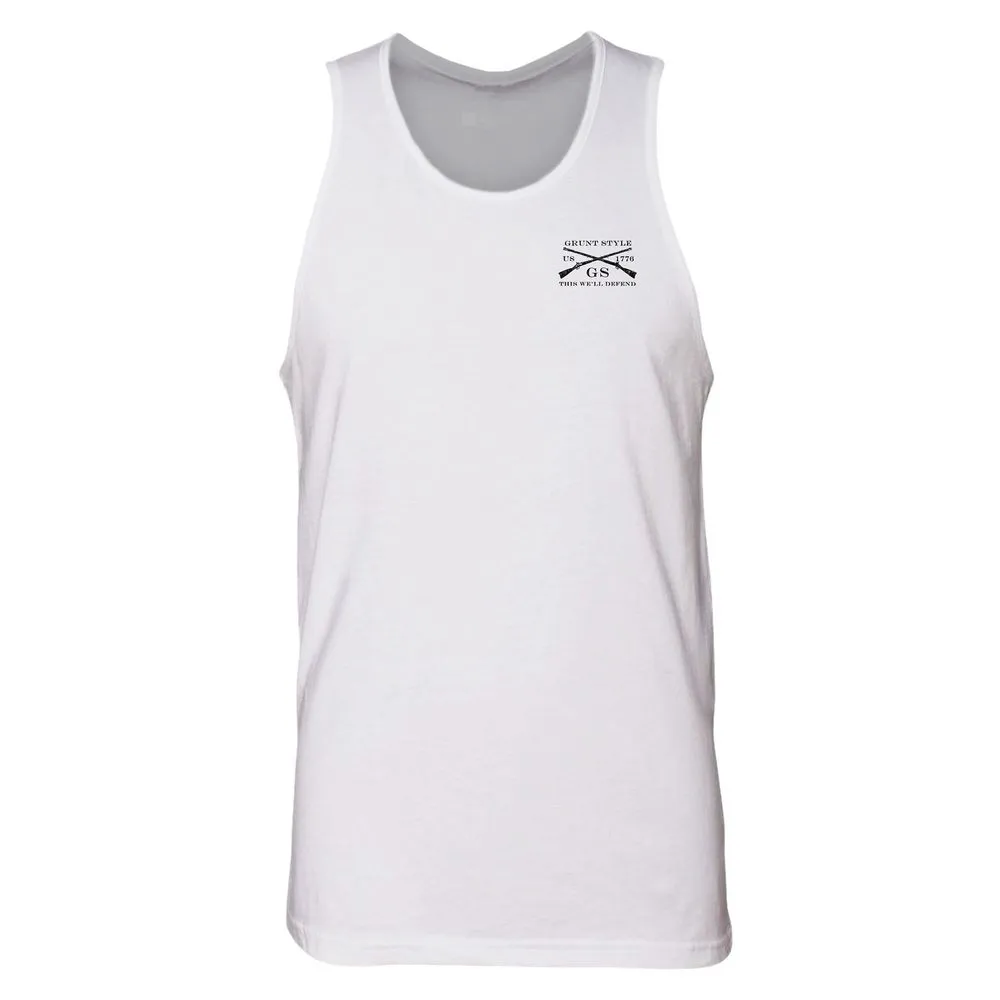 Basic Men's Tank - White sold by Grunt Style product image thumbnail 2