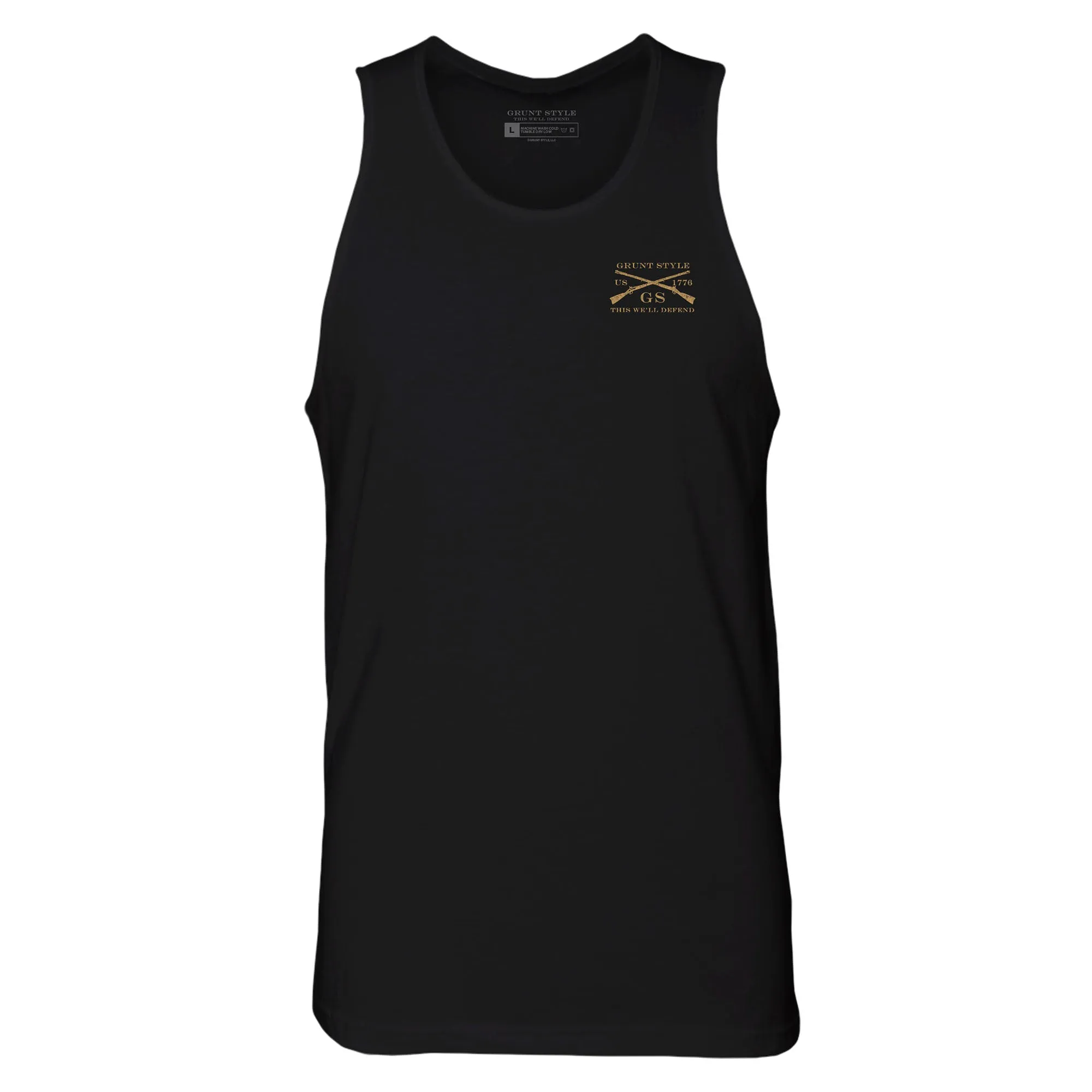Basic Men's Tank - Black sold by Grunt Style product image thumbnail 2