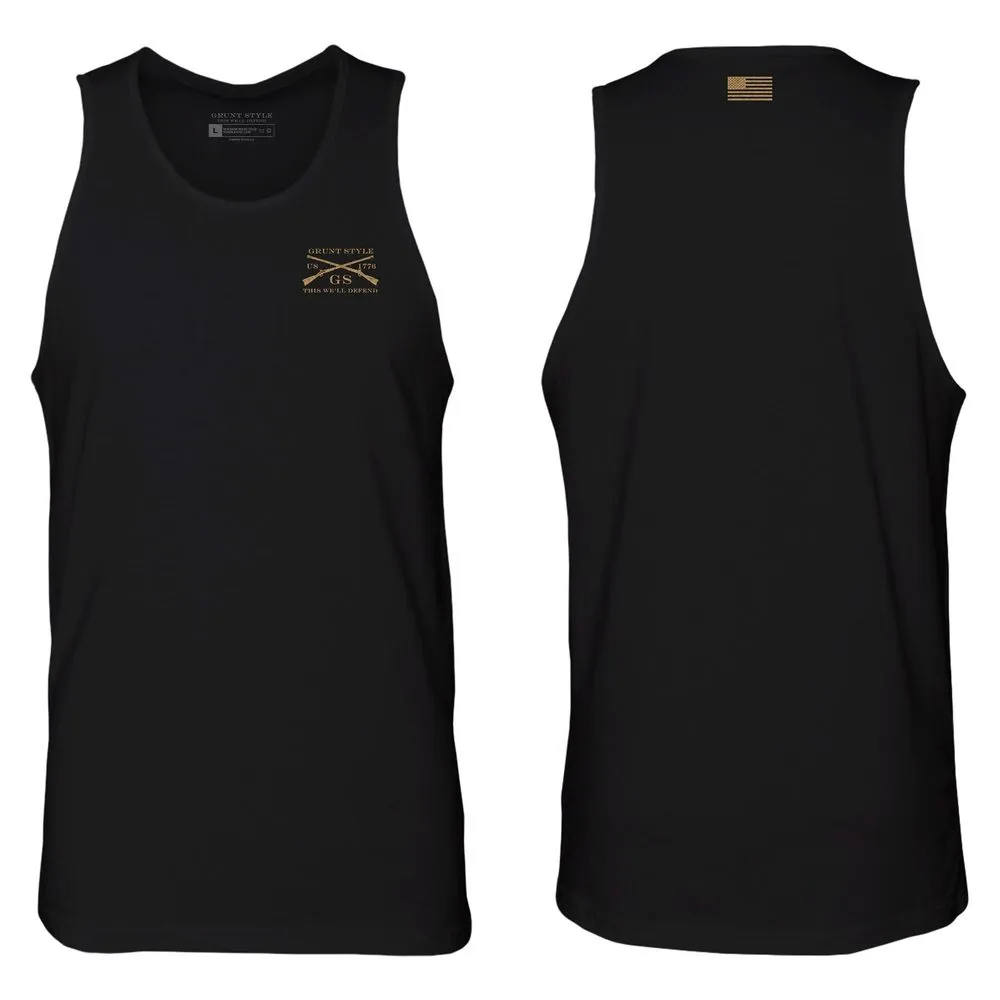 Basic Men's Tank - Black sold by Grunt Style
