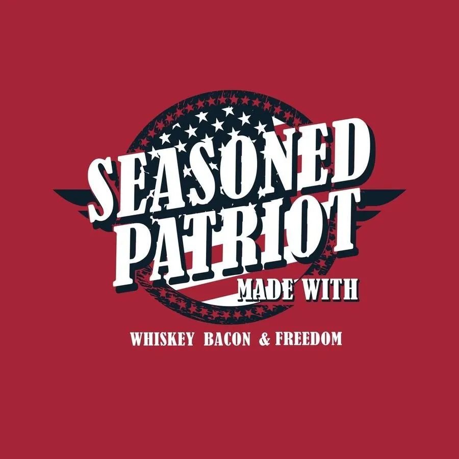 Seasoned Patriot T-Shirt - Red sold by Grunt Style product image thumbnail 2