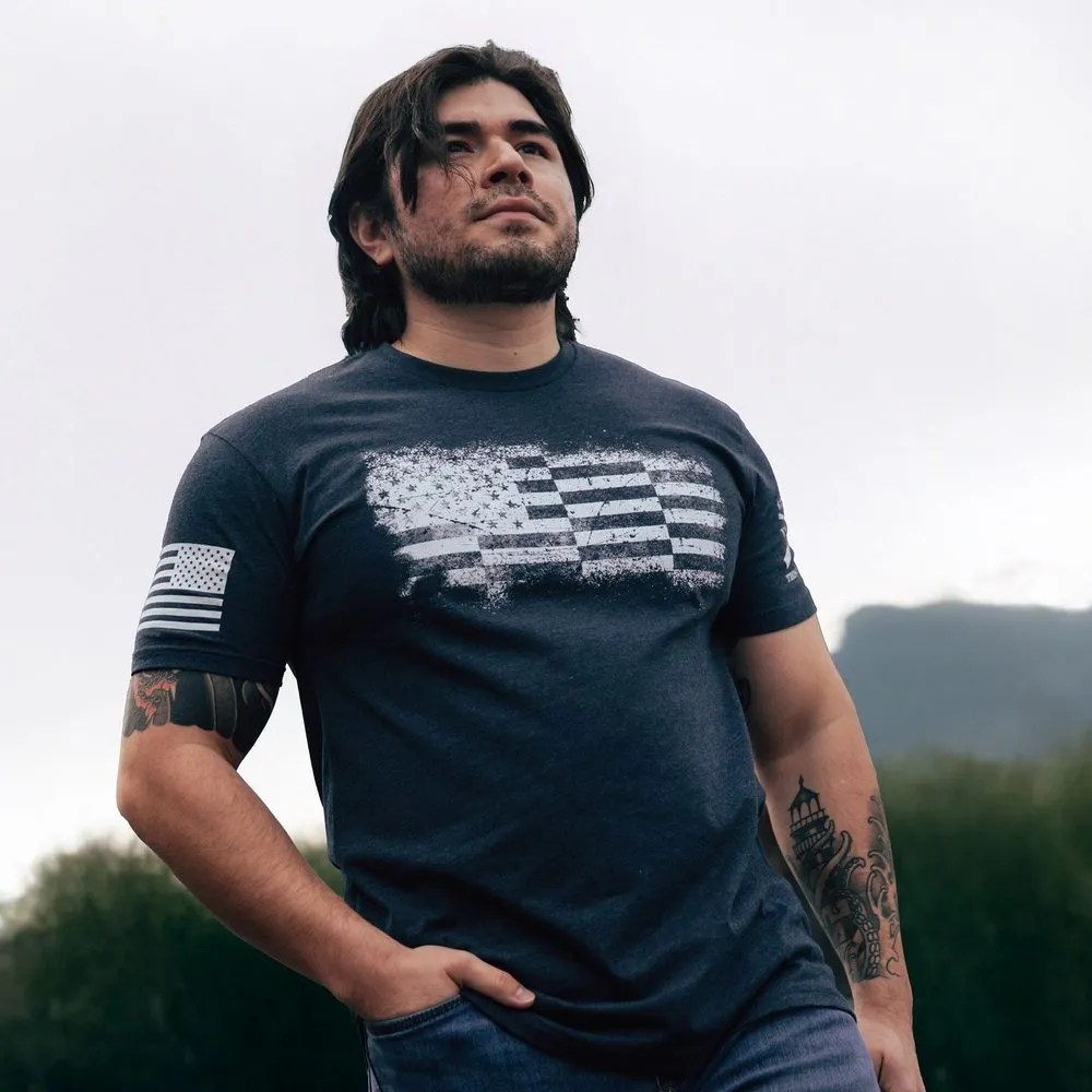 Bar Flag T-Shirt - Midnight Navy sold by Grunt Style product image thumbnail 5