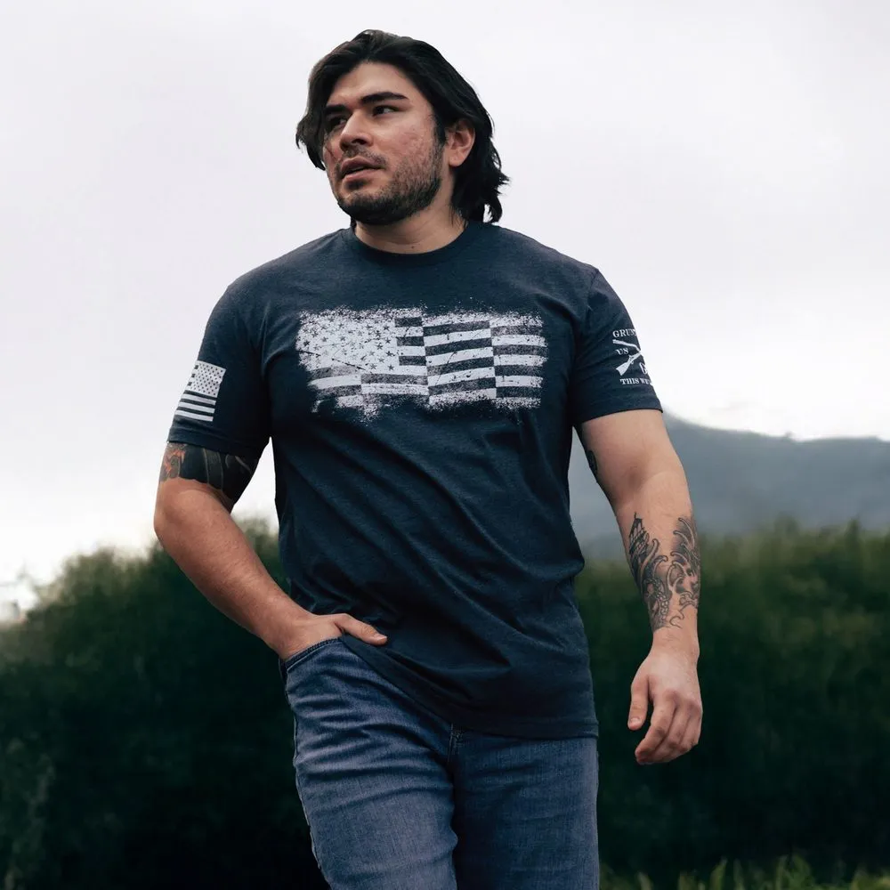 Bar Flag T-Shirt - Midnight Navy sold by Grunt Style product image thumbnail 4