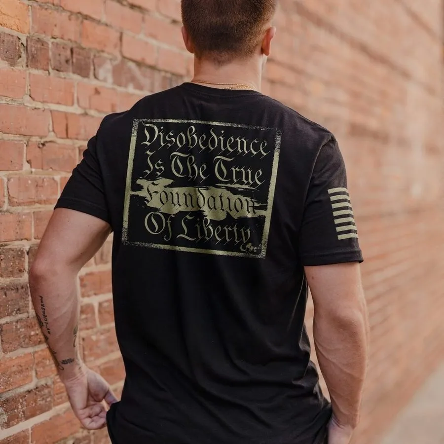 Liberty Never Dies T-Shirt - Black sold by Grunt Style product image thumbnail 3