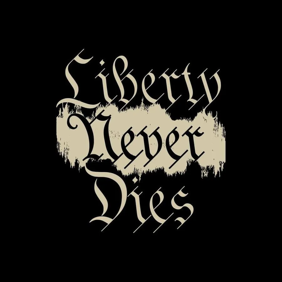 Liberty Never Dies T-Shirt - Black sold by Grunt Style product image thumbnail 5
