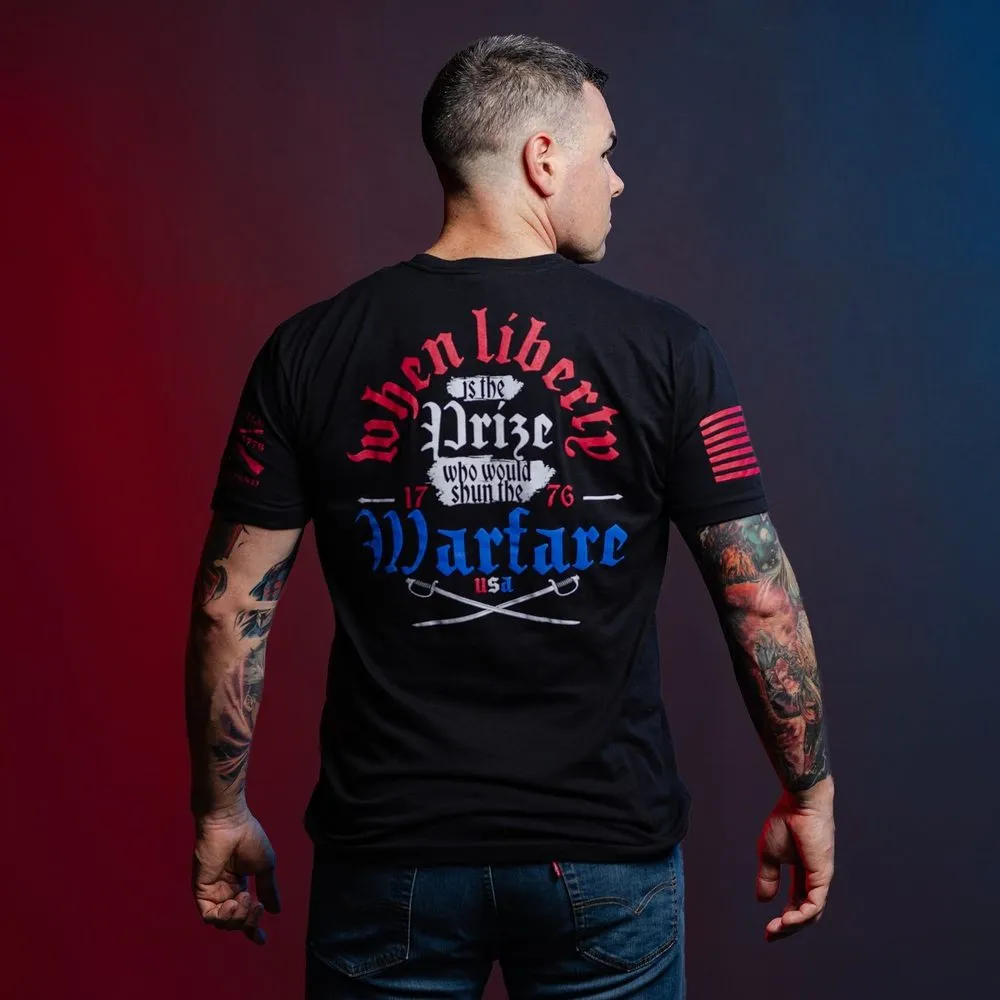 Liberty Is The Prize T-Shirt - Black sold by Grunt Style product image thumbnail 4