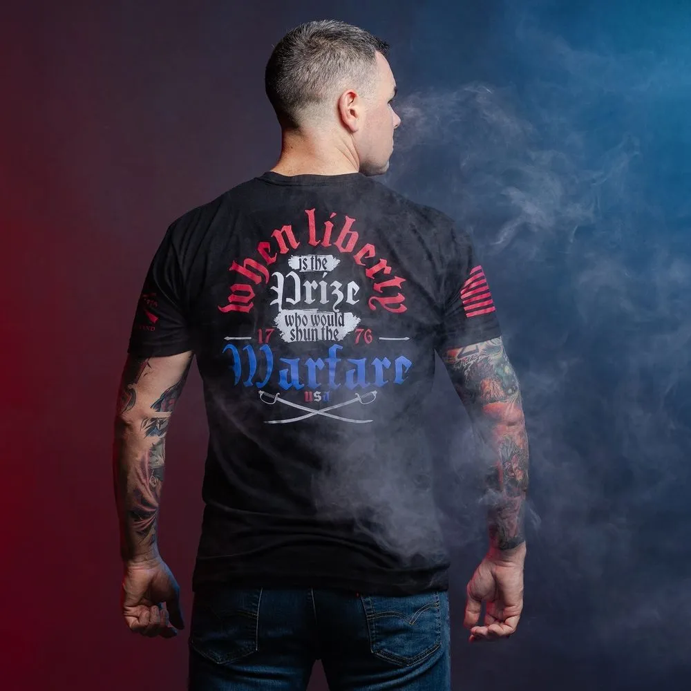 Liberty Is The Prize T-Shirt - Black sold by Grunt Style product image thumbnail 5