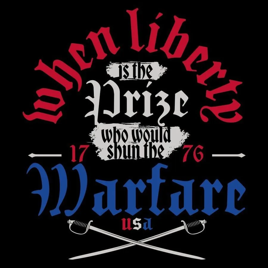 Liberty Is The Prize T-Shirt - Black sold by Grunt Style product image thumbnail 2