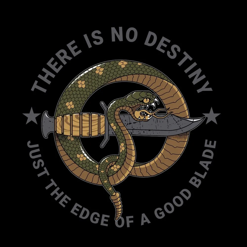 No Destiny T-Shirt - Black sold by Grunt Style product image thumbnail 2