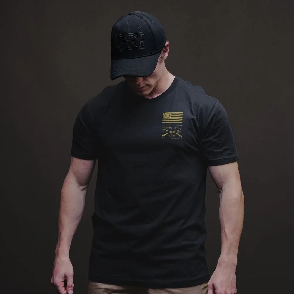 Sic Semper T-Shirt - Black sold by Grunt Style product image thumbnail 4