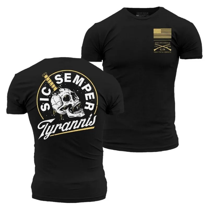 Sic Semper T-Shirt - Black made by Grunt Style