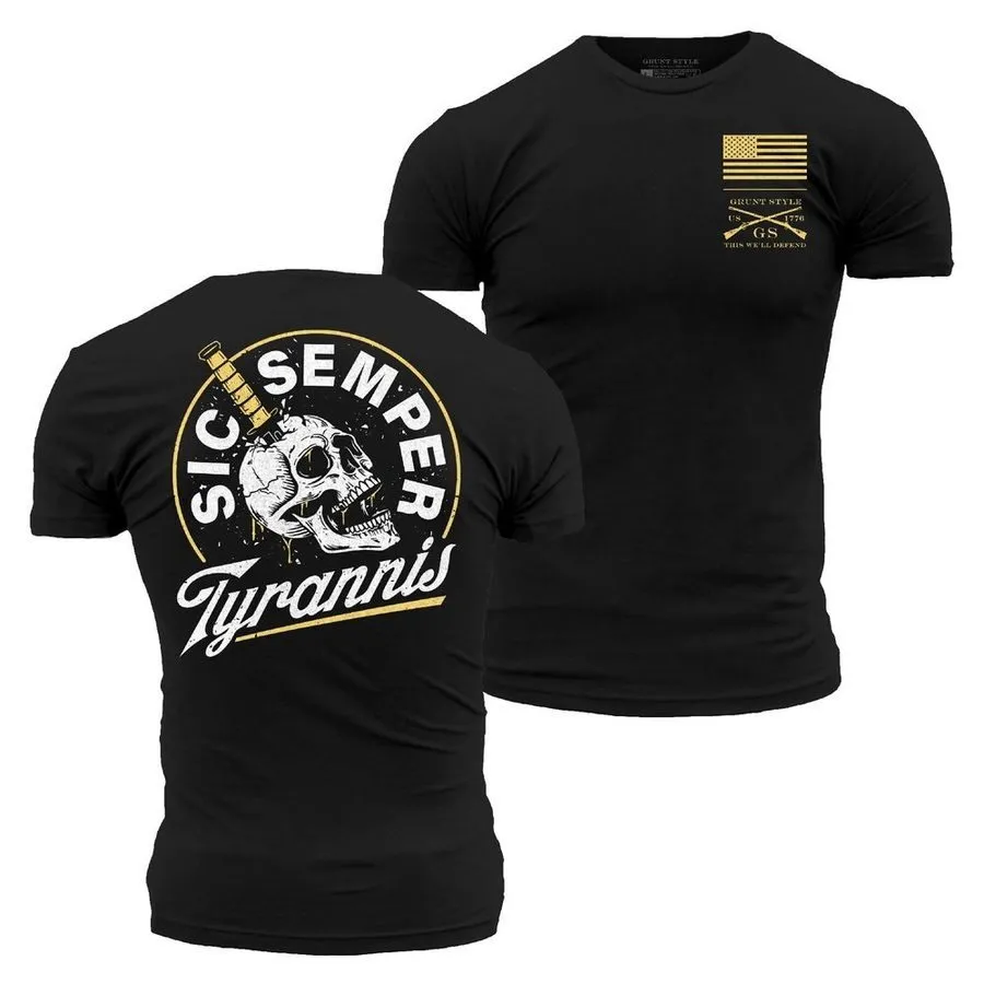 Sic Semper T-Shirt - Black sold by Grunt Style