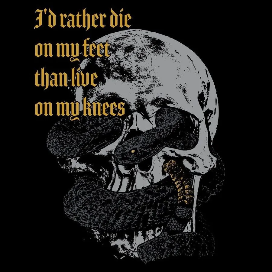 Die On My Feet T-Shirt - Black sold by Grunt Style product image thumbnail 2