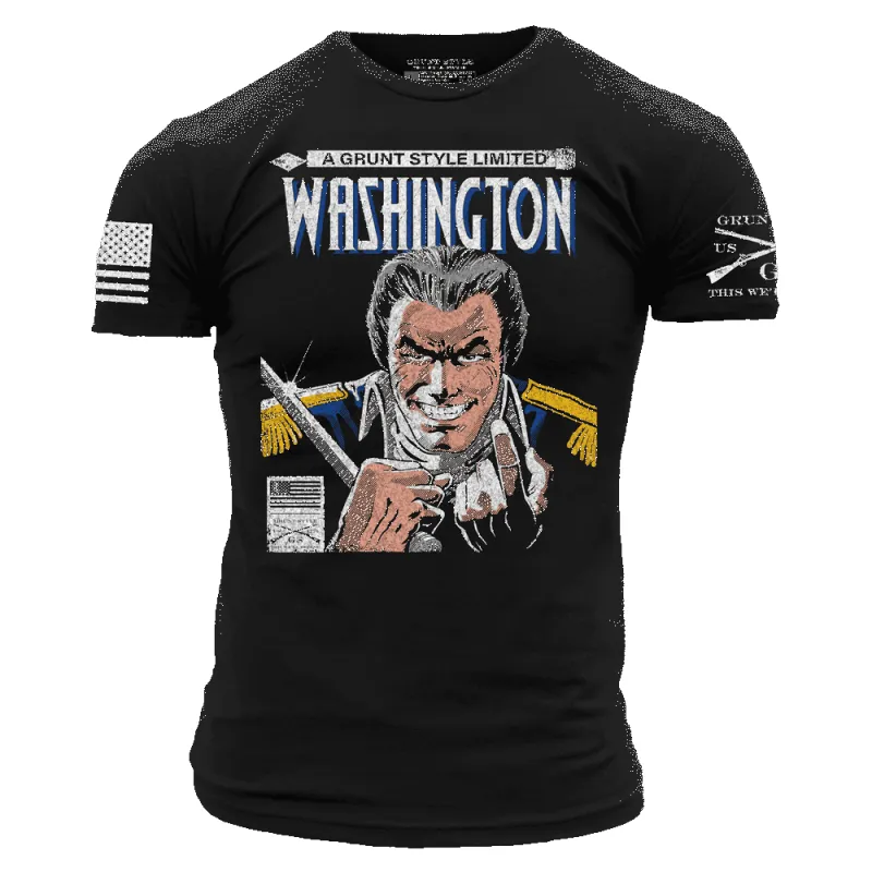Washington Edition T-Shirt - Black sold by Grunt Style