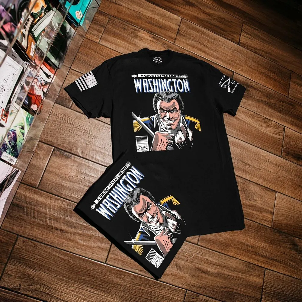 Washington Edition T-Shirt - Black sold by Grunt Style product image thumbnail 3