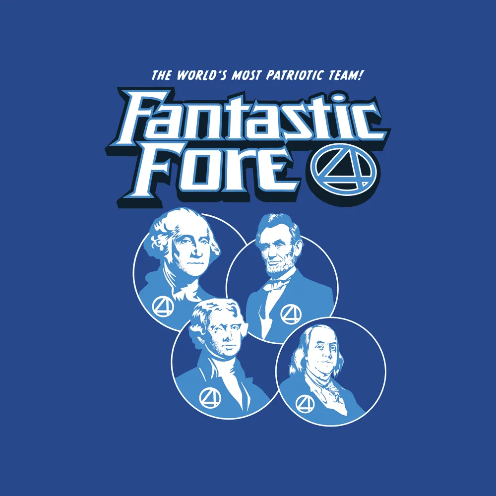 Fantastic Fore Edition T-Shirt - Royal sold by Grunt Style product image thumbnail 2