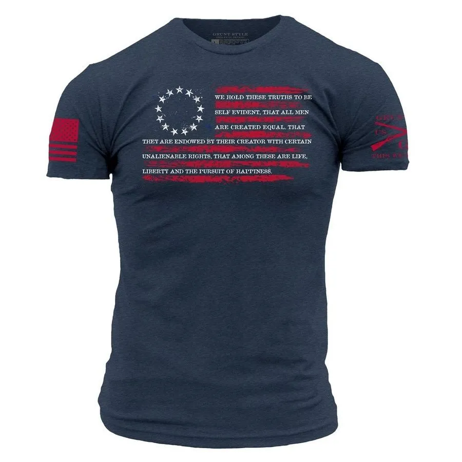 Declaration T-Shirt - Midnight Navy sold by Grunt Style