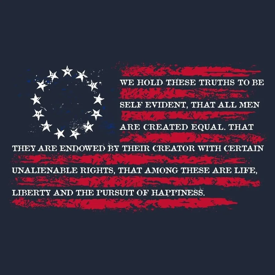 Declaration T-Shirt - Midnight Navy sold by Grunt Style product image thumbnail 2