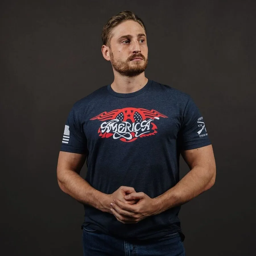 AeroAmerica T-Shirt - Midnight Navy sold by Grunt Style product image thumbnail 3