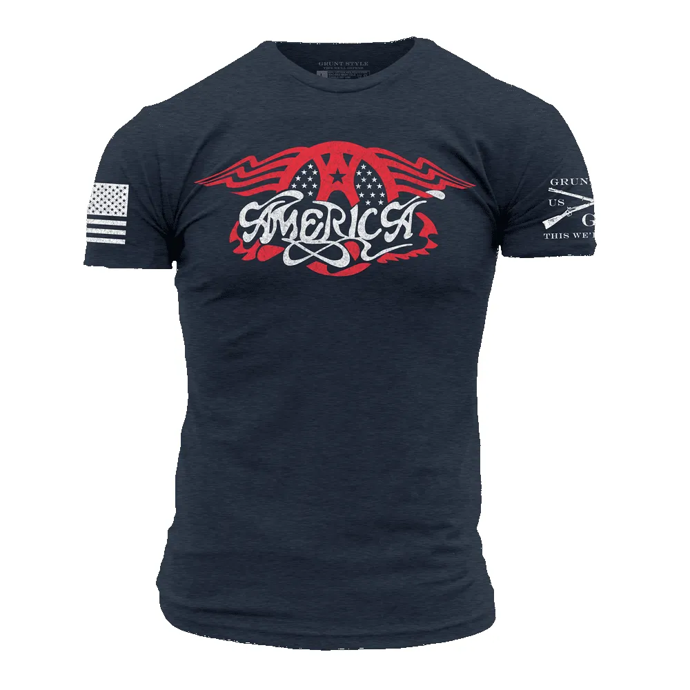 AeroAmerica T-Shirt - Midnight Navy sold by Grunt Style