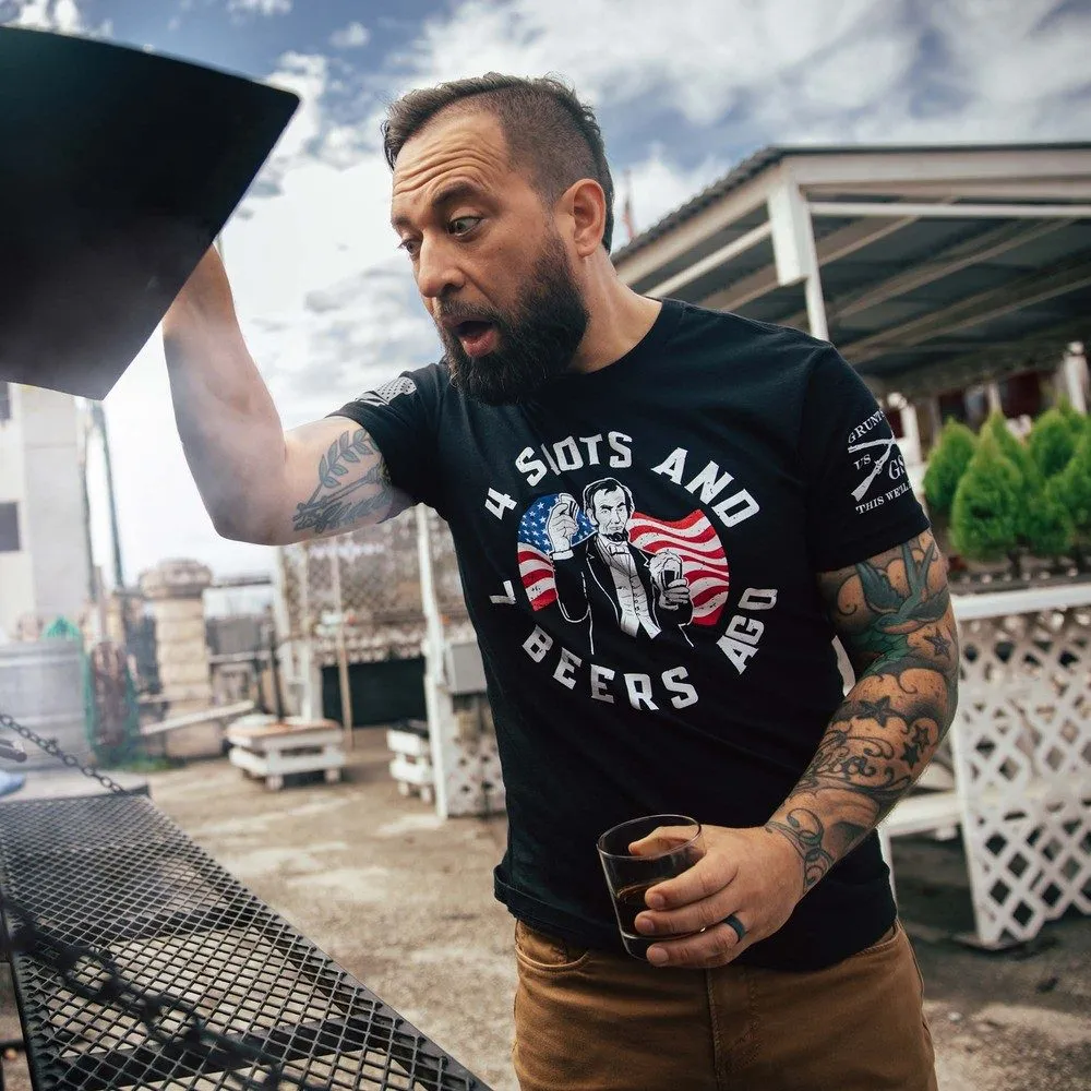 4 Shots T-Shirt - Black sold by Grunt Style product image thumbnail 4