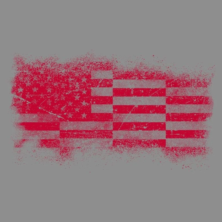 Bar Flag T-Shirt - Dark Heather Gray sold by Grunt Style product image thumbnail 2