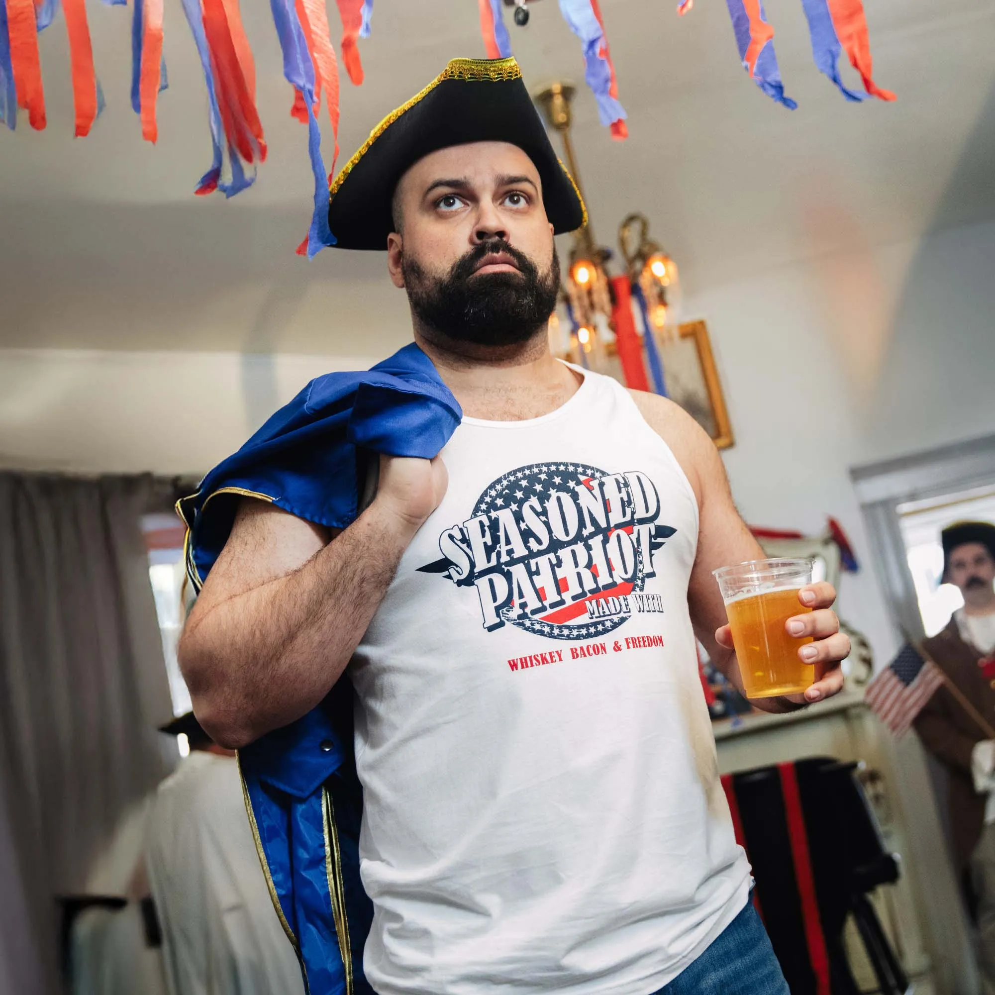 Seasoned Patriot Tank - White sold by Grunt Style product image thumbnail 5