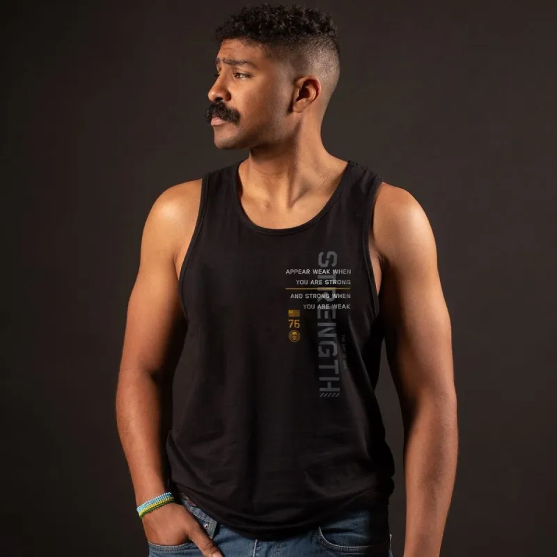 Men's Don't Look Back Tank - Black made by Grunt Style