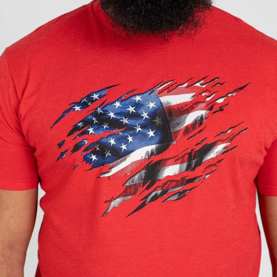 Still Standing T-Shirt - Red sold by Grunt Style