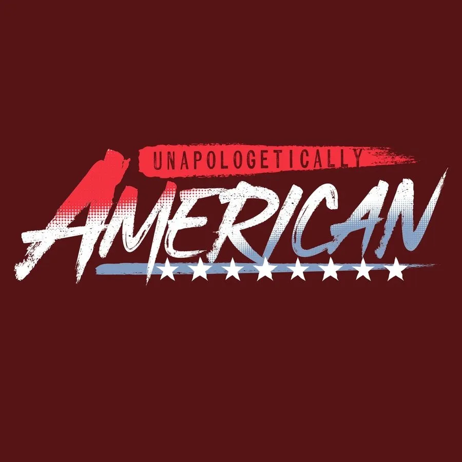 Unapologetically American T-Shirt - Red Plum sold by Grunt Style product image thumbnail 2