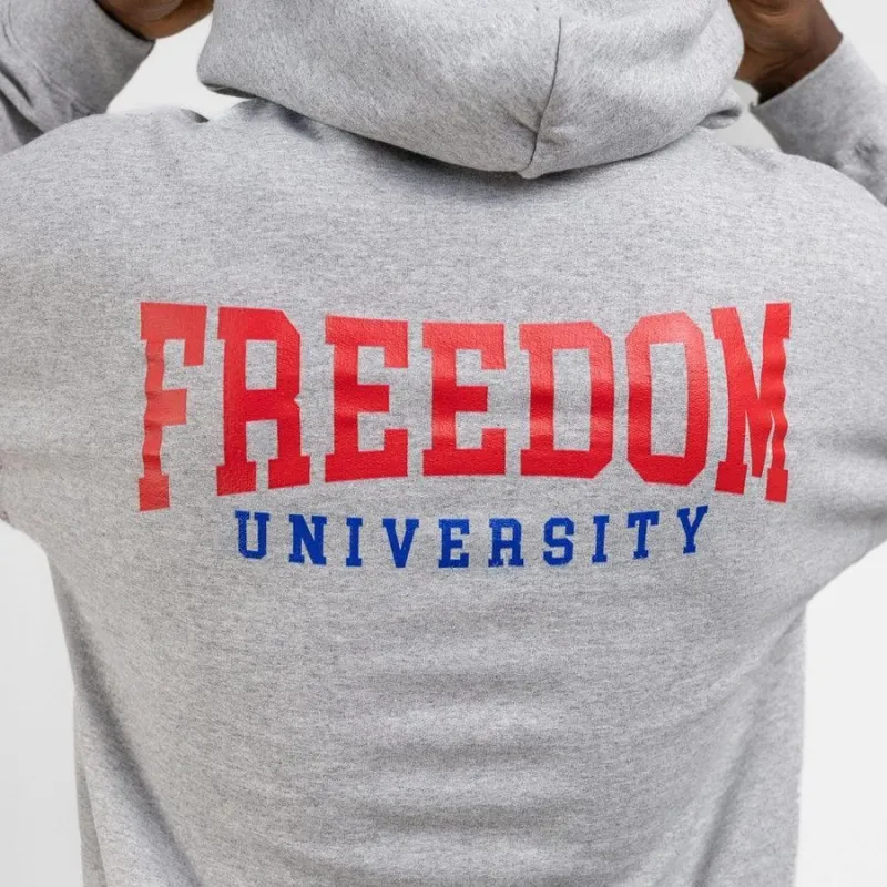 Freedom University Hoodie - Sport Gray sold by Grunt Style