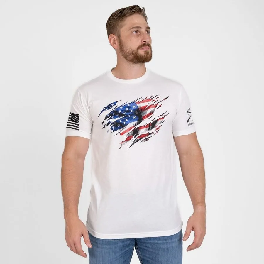 Still Standing T-Shirt - White sold by Grunt Style