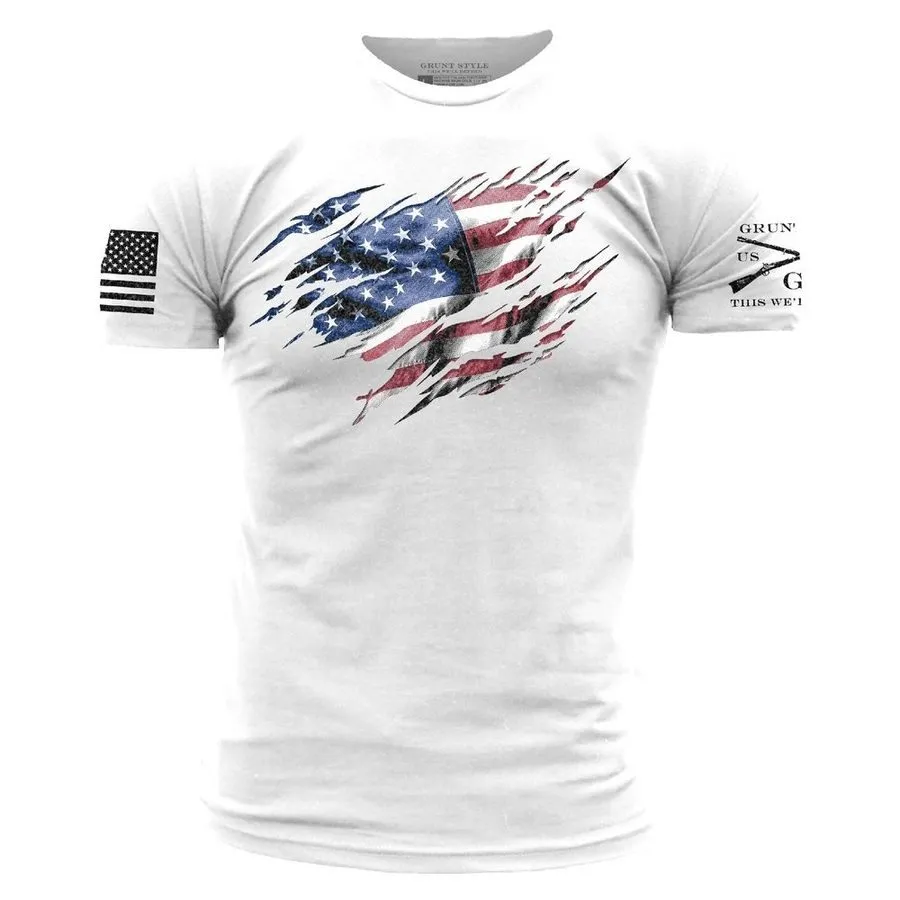 Still Standing T-Shirt - White sold by Grunt Style product image thumbnail 2