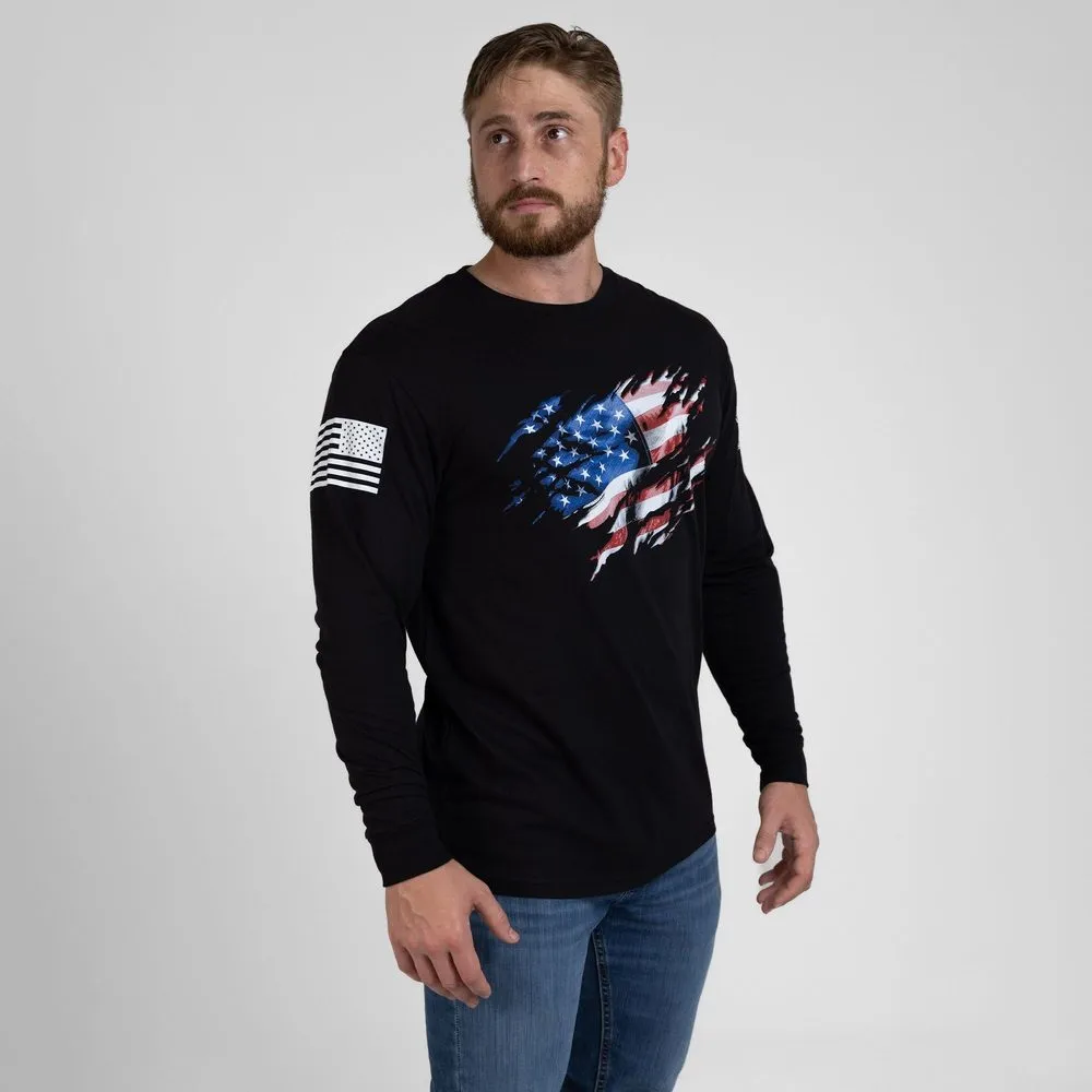 Still Standing Long Sleeve - Black sold by Grunt Style product image thumbnail 3