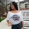 Women's Seasoned Patriot Slouchy Fit T-Shirt - White sold by Grunt Style