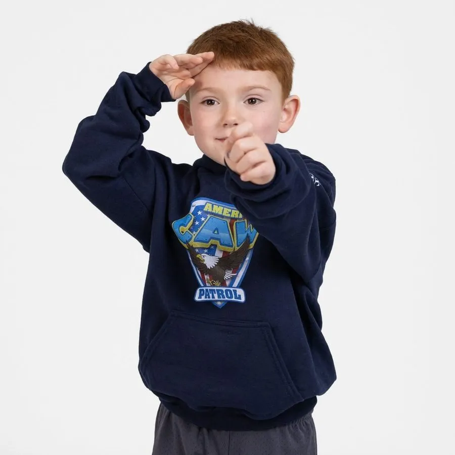 Youth Americaw Patrol Hoodie - Navy sold by Grunt Style product image thumbnail 4