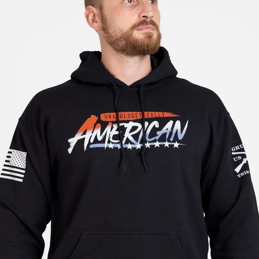Unapologetically American Hoodie - Black sold by Grunt Style