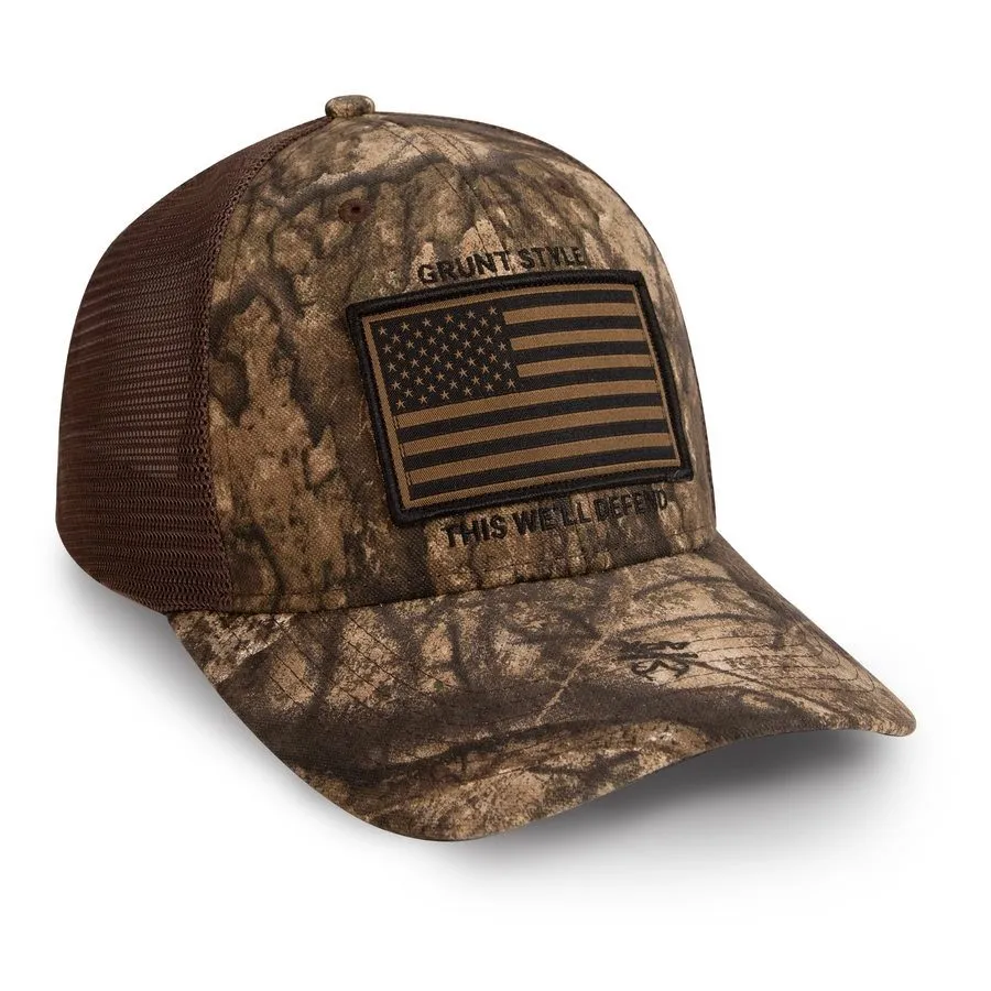 Realtree APX® Flag Stretch Fit Hat sold by Grunt Style product image thumbnail 2