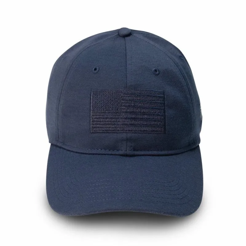 Blackout Flag Stretch Fit Hat - Navy sold by Grunt Style