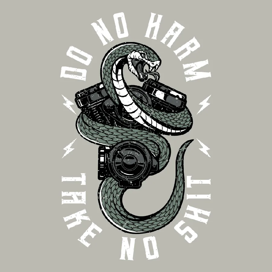 Do No Harm, Take No Sh*t T-Shirt - Sand sold by Grunt Style product image thumbnail 2