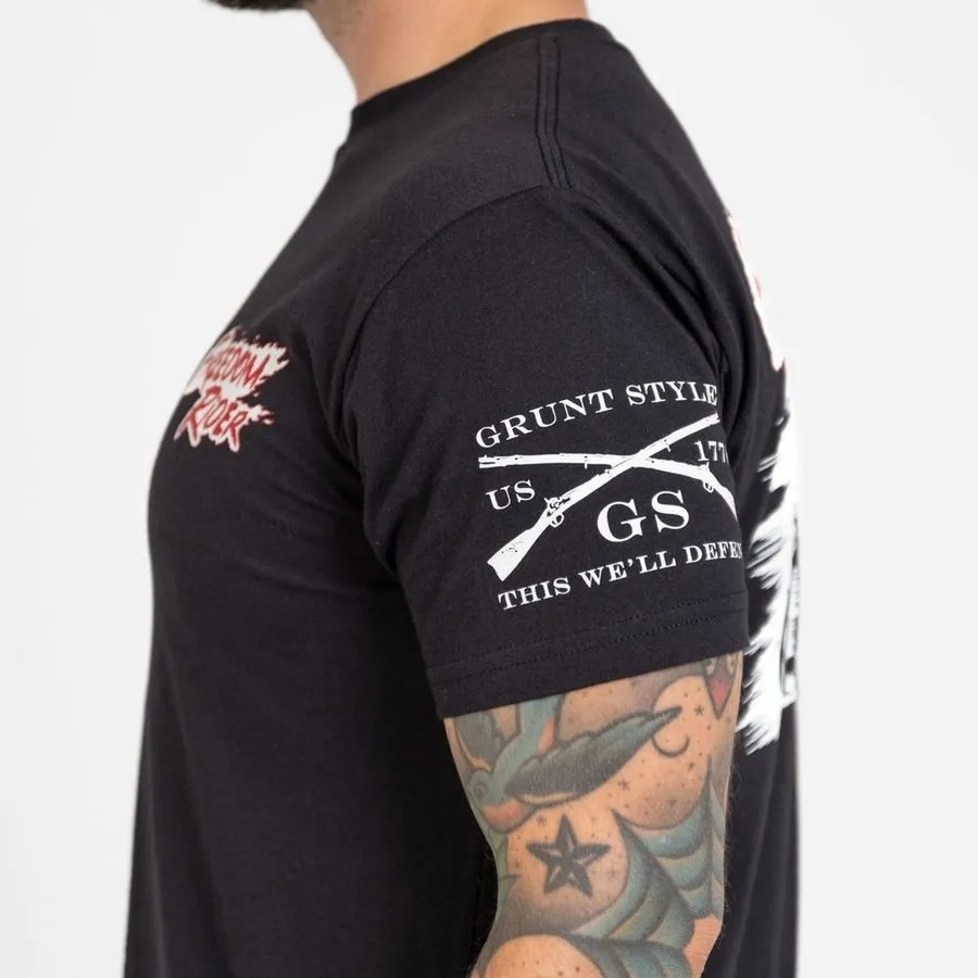 Freedom Rider T-Shirt - Black sold by Grunt Style product image thumbnail 5