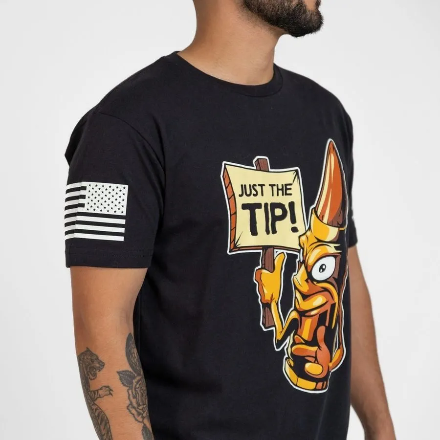 Just The Tip T-Shirt - Black sold by Grunt Style product image thumbnail 3